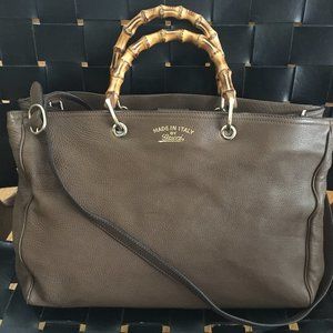 Gucci Large Bamboo Shopper Tote